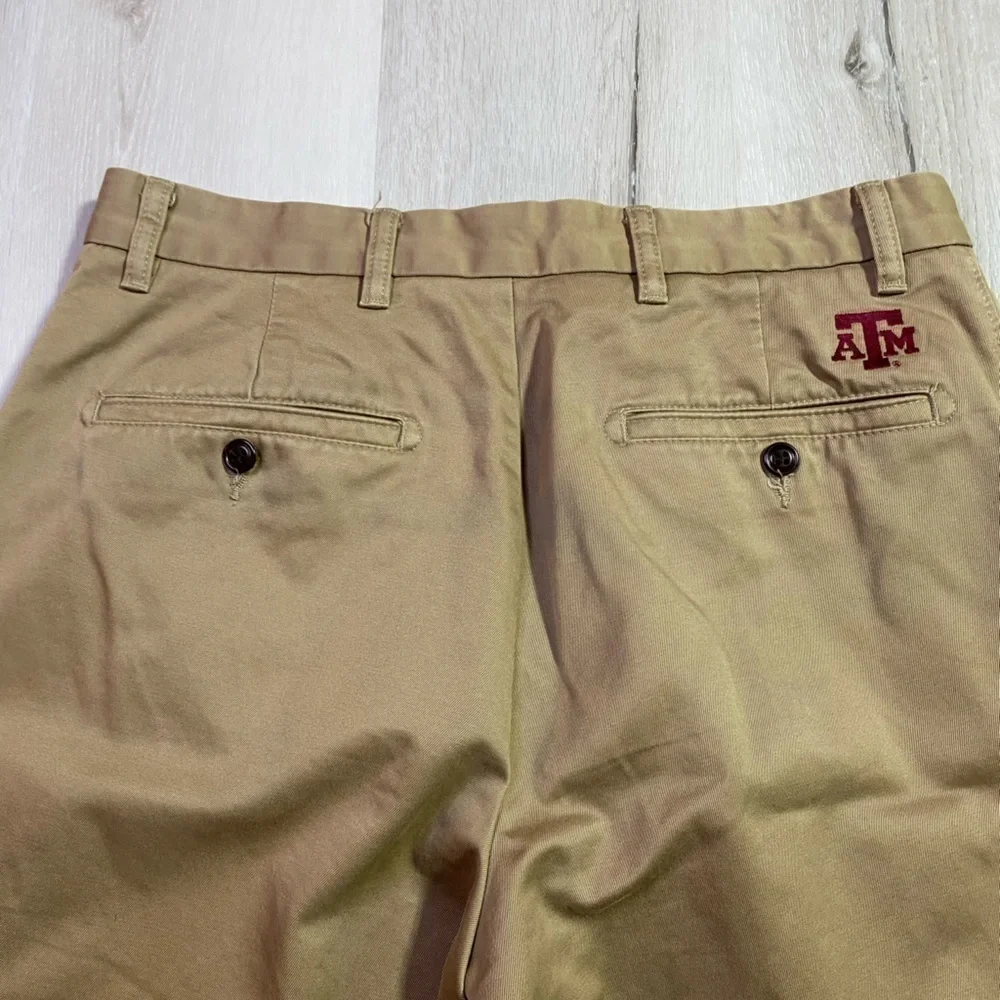 Texas A&M Game Day Dockers Khakis Gig Em Aggies, Tan, Size 32x29